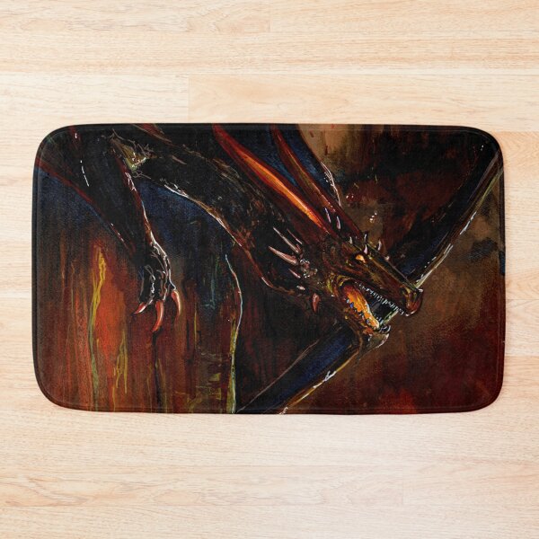 Item preview, Scorched - Black Dragon Fantasy Art  designed and sold by FishWithATopHat.