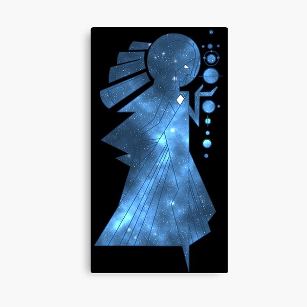 Blue Diamond Mural (Galaxy Design) Canvas Print