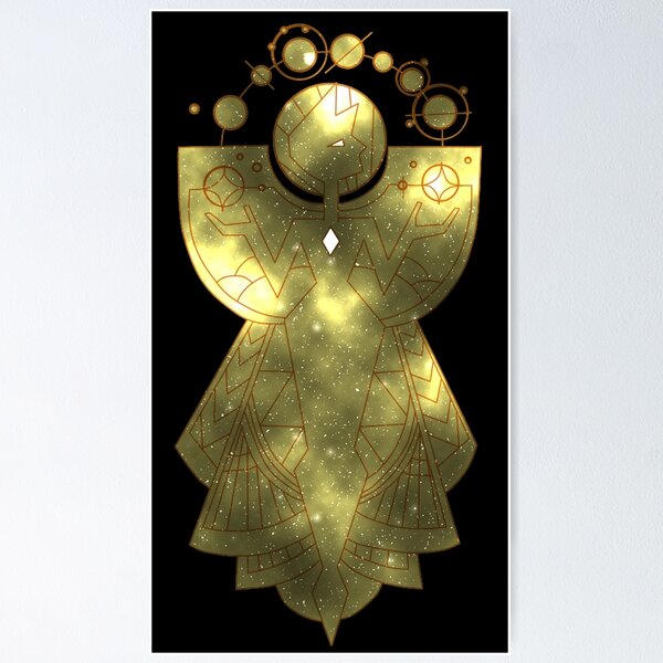 Yellow Diamond Mural (Galaxy Design)