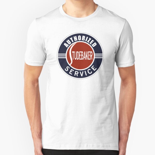 Authorized Studebaker Service vintage sign Slim Fit T-Shirt