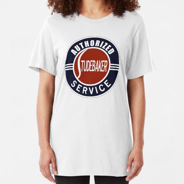 Authorized Studebaker Service vintage sign Slim Fit T-Shirt