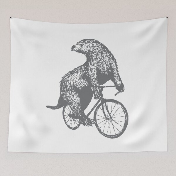 Item preview, Otter On A Bicycle designed and sold by shirtoftheday.