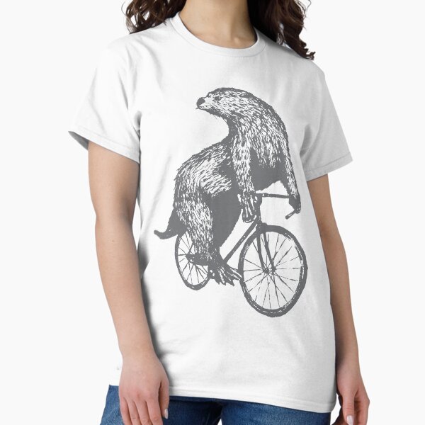Item preview, Otter On A Bicycle designed and sold by shirtoftheday.