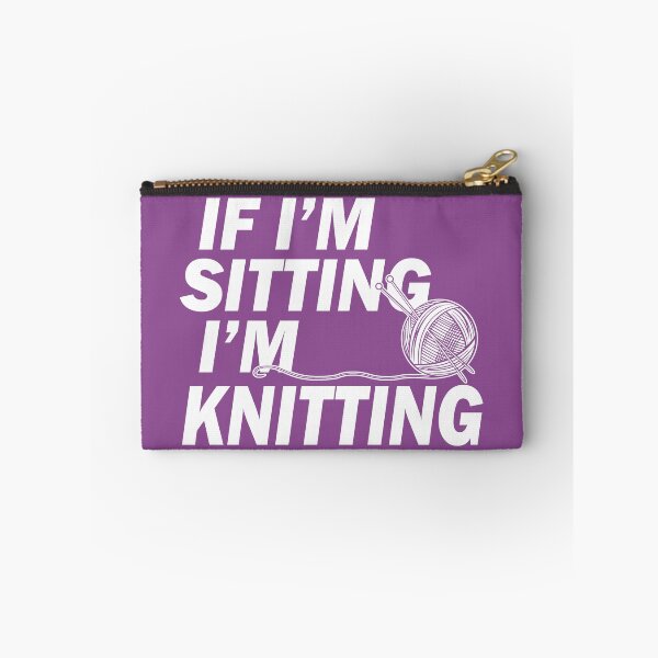 Item preview, If Im Sitting Im Knitting designed and sold by LAForrest.