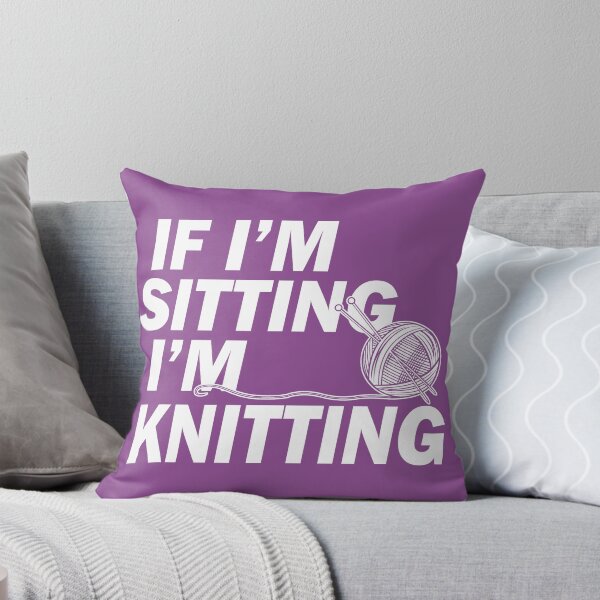 Item preview, If Im Sitting Im Knitting designed and sold by LAForrest.