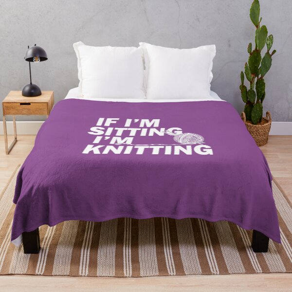 Item preview, If Im Sitting Im Knitting designed and sold by LAForrest.