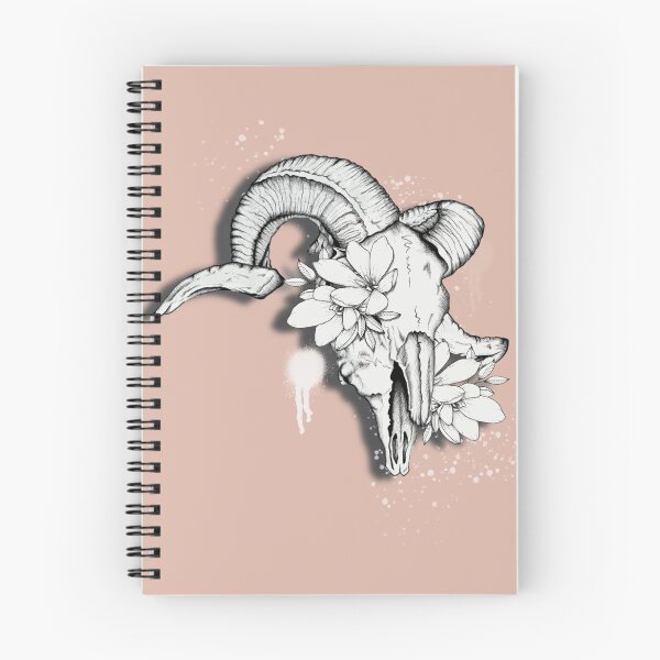 Item preview, Floral Ram Skull designed and sold by ellskbells.
