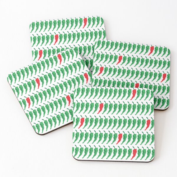 Item preview, Green and Red Chile Pepper Pattern designed and sold by Susan Says.