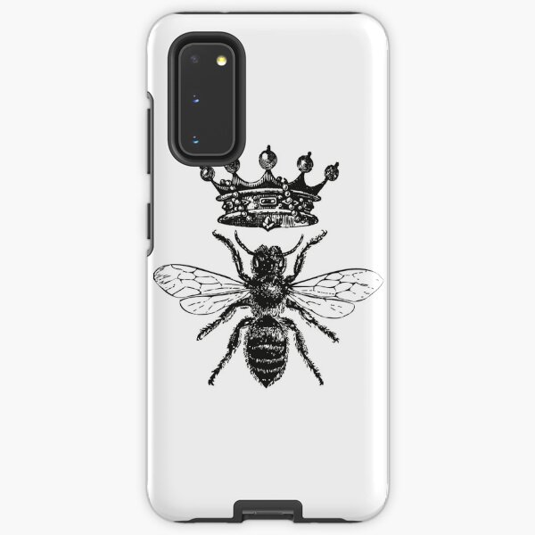 Queen Bee | Vintage Honey Bees | Black and White | Samsung Galaxy Tough Case