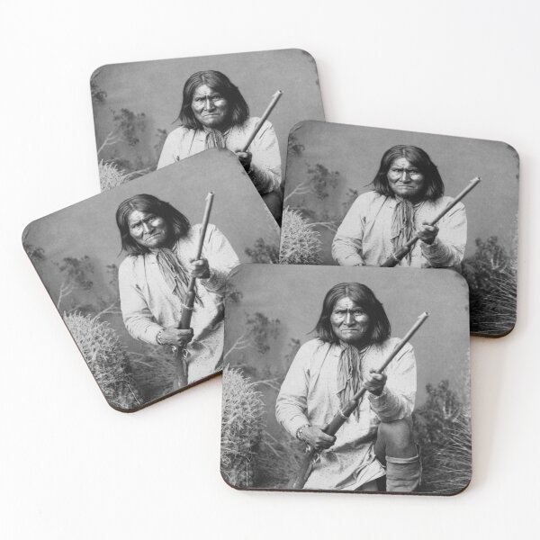 Item preview, Geronimo Kneeling With Rifle - 1886 designed and sold by warishellstore.