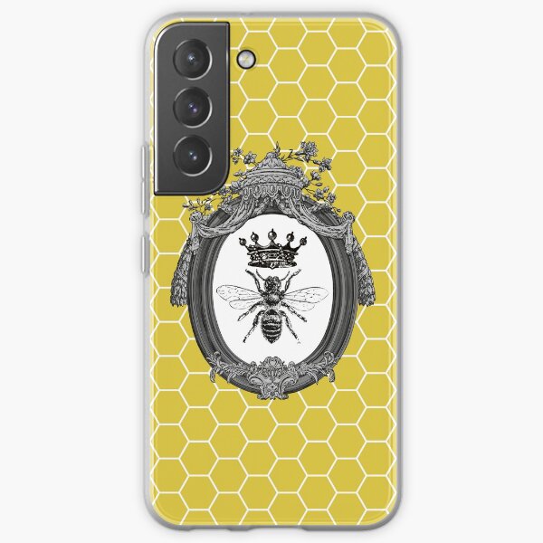 Queen Bee | Vintage Honey Bees | Honeycomb Patterns | Samsung Galaxy Soft Case