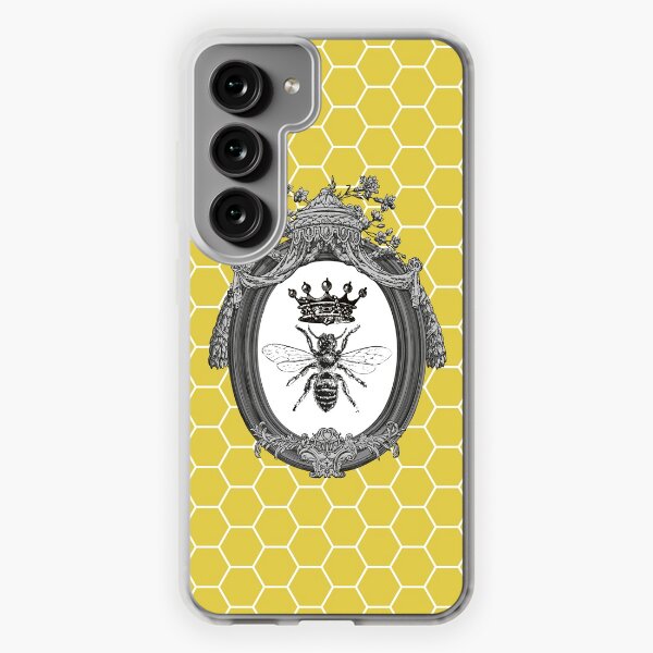 Queen Bee | Vintage Honey Bees | Honeycomb Patterns | Samsung Galaxy Soft Case