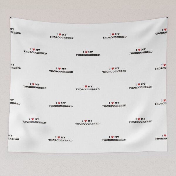 Item preview, I Love My Thoroughbred designed and sold by Yviemakes.