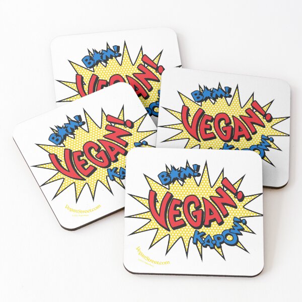 Item preview, Bam! Ka-Pow! Vegan! designed and sold by VeganStreet.