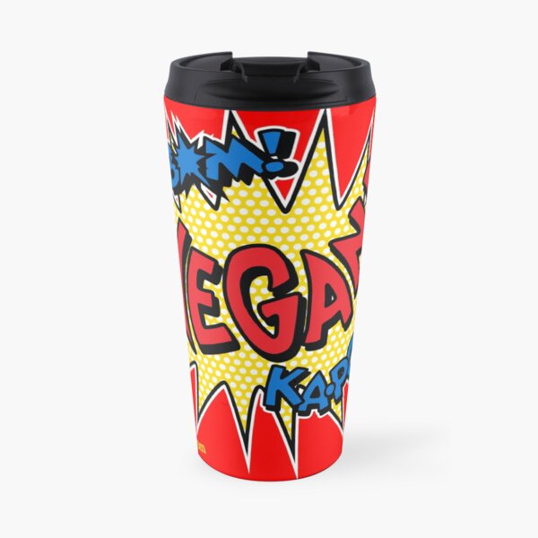 Bam! Ka-Pow! Vegan! Travel Mug
