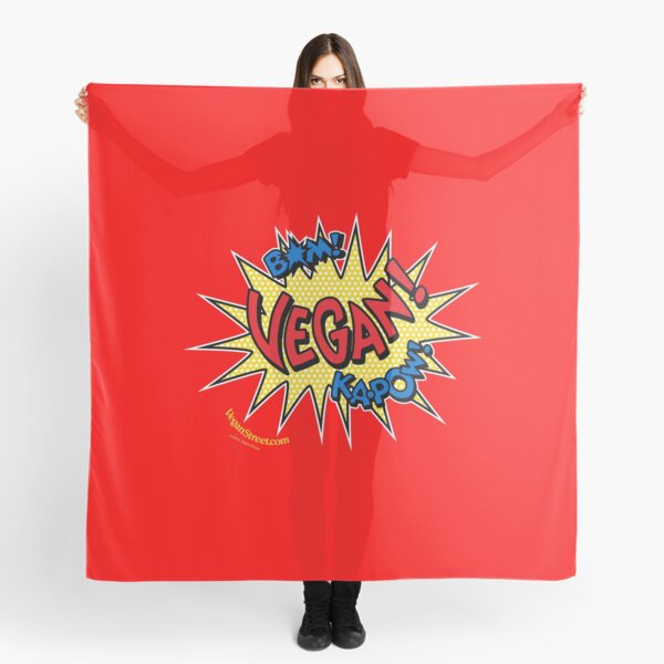 Bam! Ka-Pow! Vegan! Scarf
