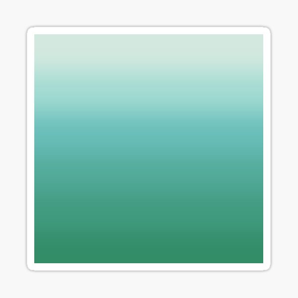 Seafoamin' Ombre (blended) Sticker