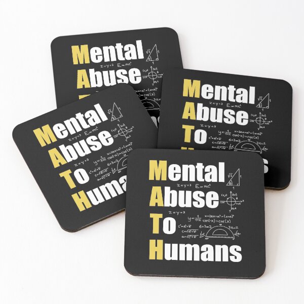 Item preview, MATH Mental Abuse To Humans Teacher Design designed and sold by tshirtexpressiv.