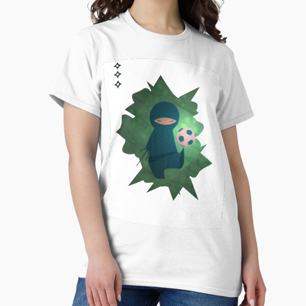 "Ninja Girl Shadow Skillz" green Classic T-Shirt