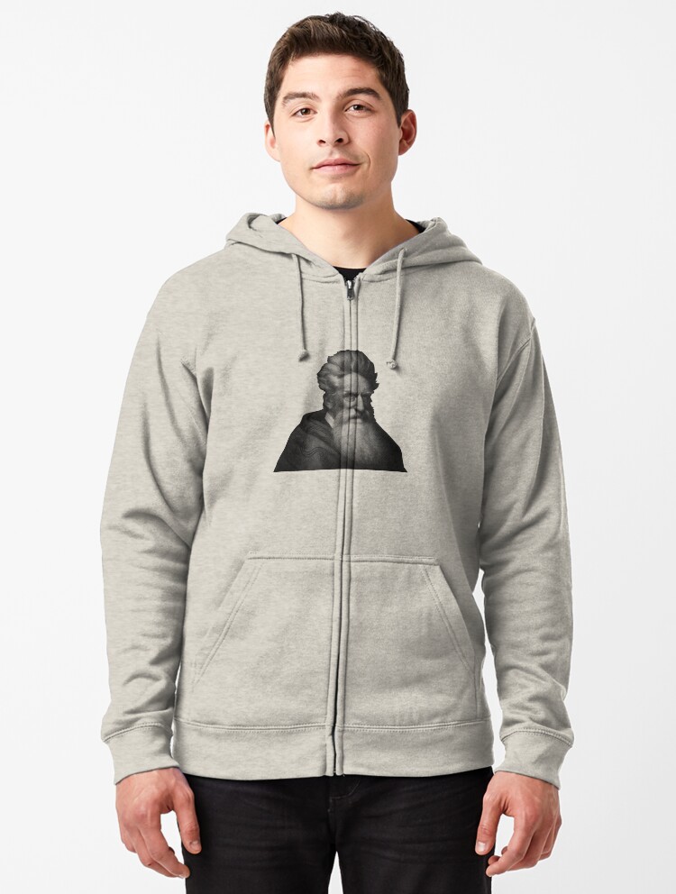 brown graphic hoodie