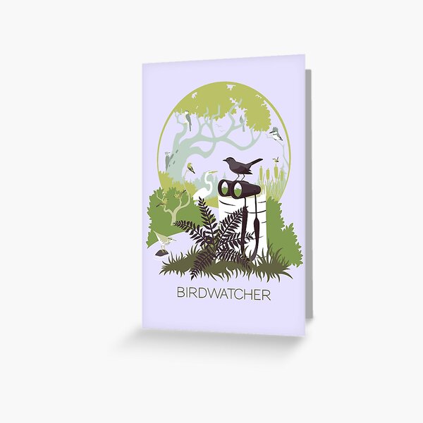 Item preview, Birdwatcher (greens) designed and sold by JadaFitch.