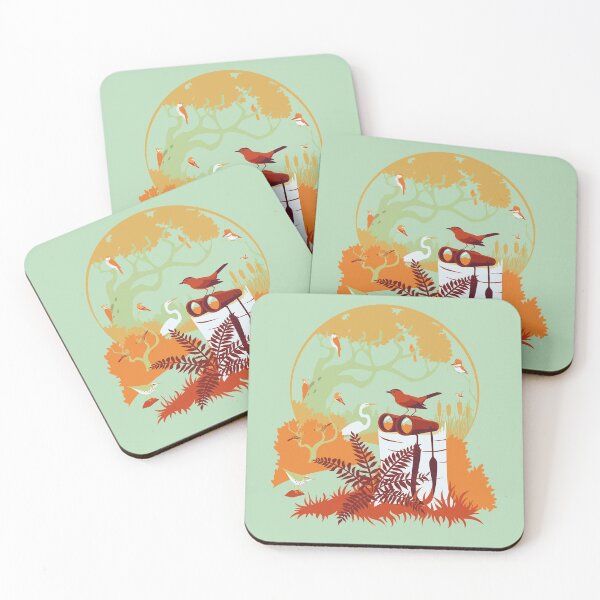 Item preview, Birdwatcher (reds) designed and sold by JadaFitch.