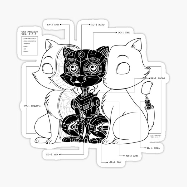 Item preview, Cat Inside - White designed and sold by Tobe Fonseca®.