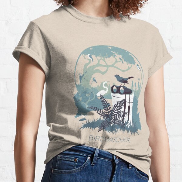 Birdwatcher (blues) Classic T-Shirt