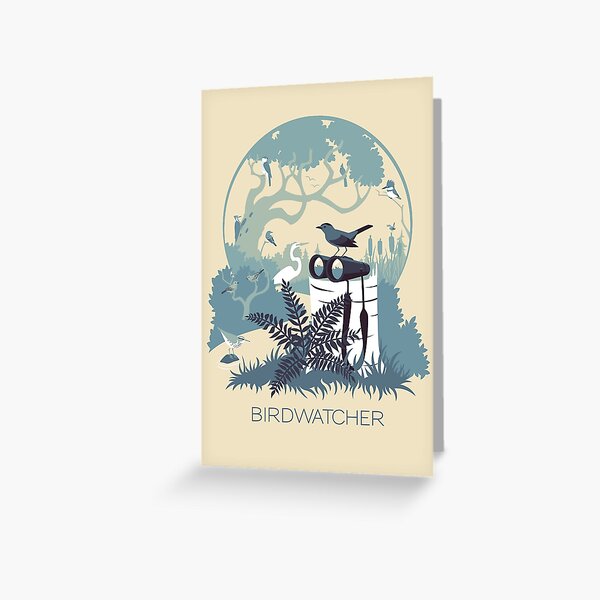 Item preview, Birdwatcher (blues) designed and sold by JadaFitch.