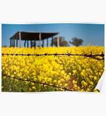 wire fence Poster