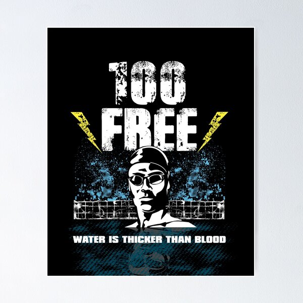 Item preview, Swimming Men's 100 Free designed and sold by twHistory.