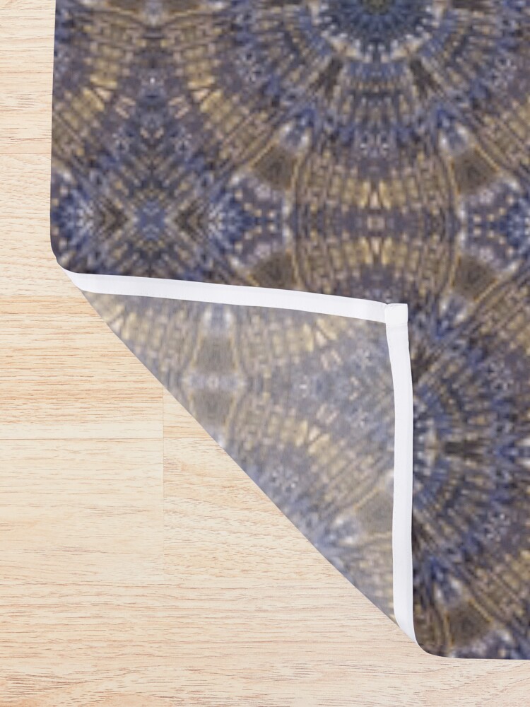Alternate view of Blue Digital Shower Curtain
