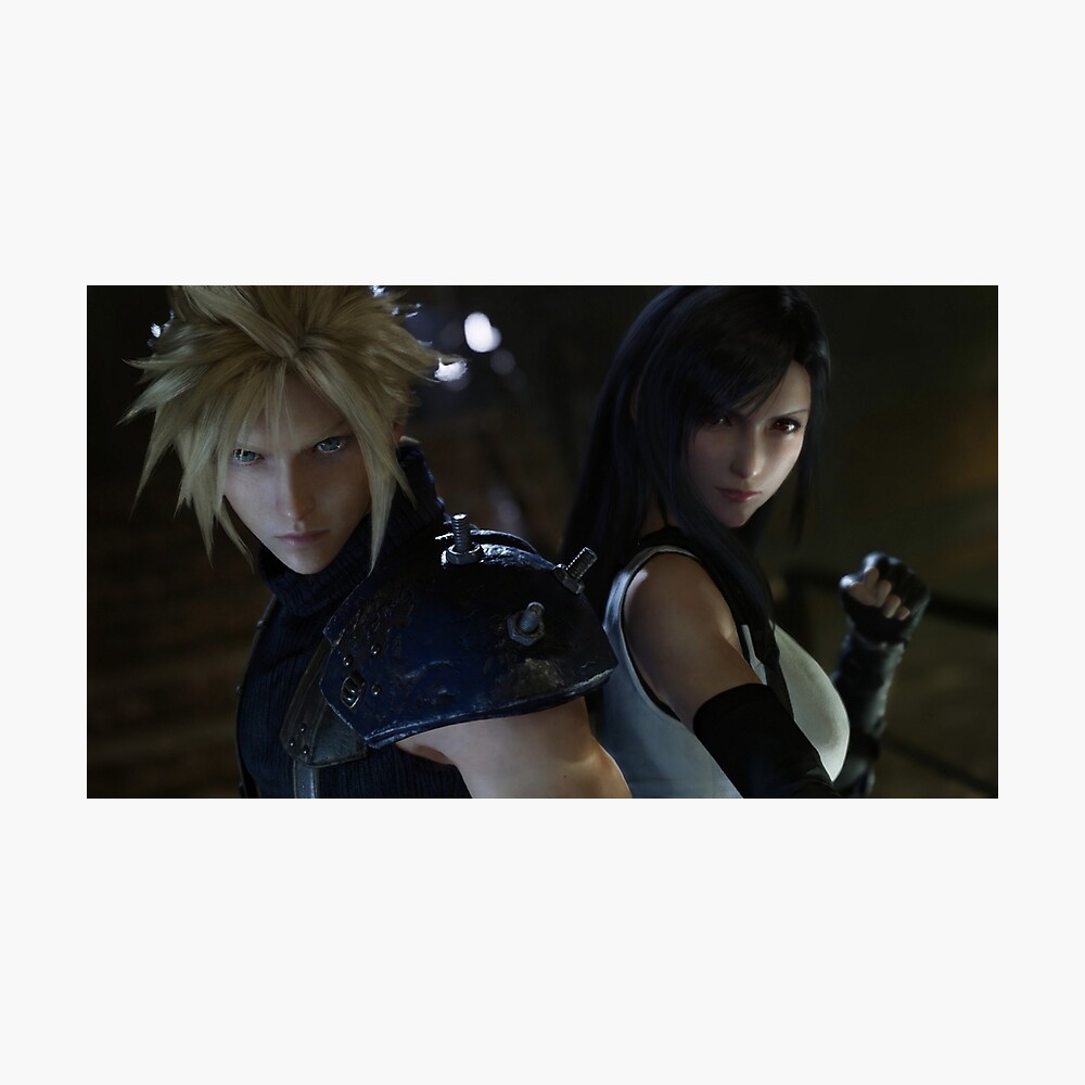 Final Fantasy VII: Cloud Strife and Tifa Lockhart