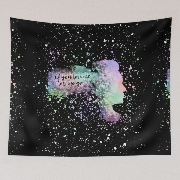 Item preview, If you love me rainbow splatter paint designed and sold by orangeturtle.