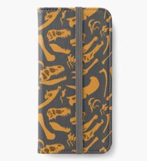 Dinosaur Bones (Grey) iPhone Wallet/Case/Skin
