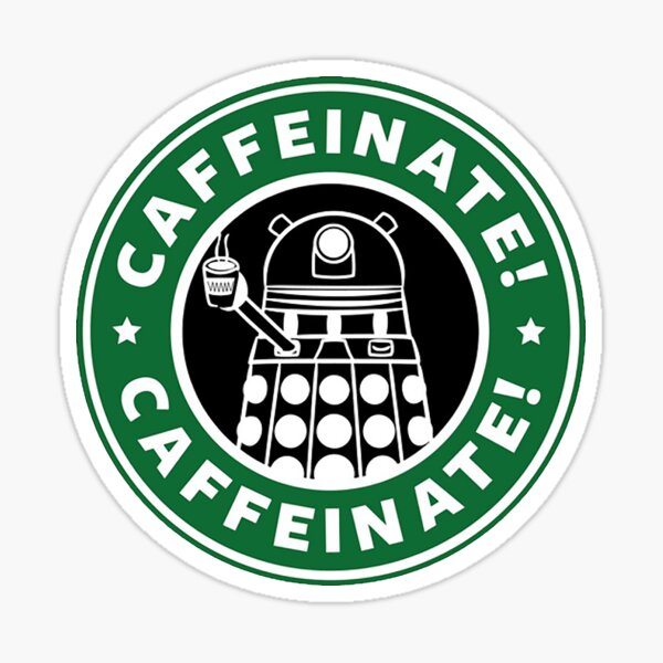 Koffein! Vernichten! Sticker