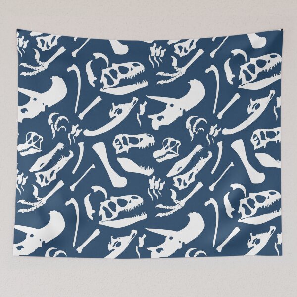 Item preview, Dinosaur Bones (Blue) designed and sold by TheKohakuDragon.