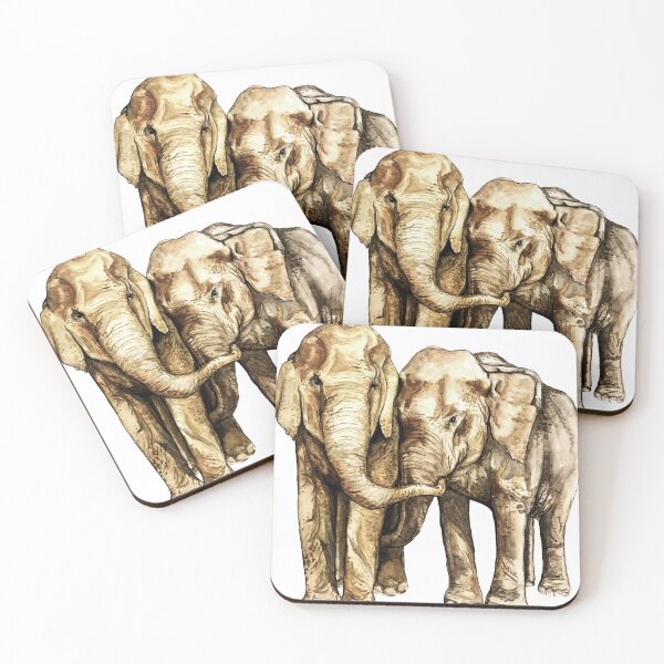 Item preview, Two Elephants designed and sold by Joanne Agus.