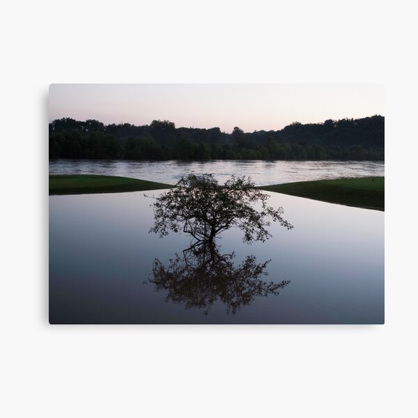 Rough and Peaceful Waters Canvas Print