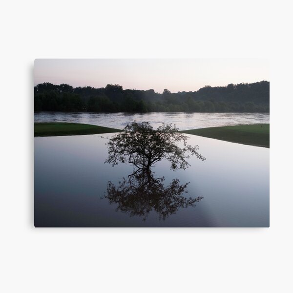 Rough and Peaceful Waters Metal Print