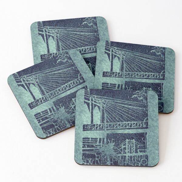 Item preview, brooklyn and manhattan bridges designed and sold by purplestgirl.