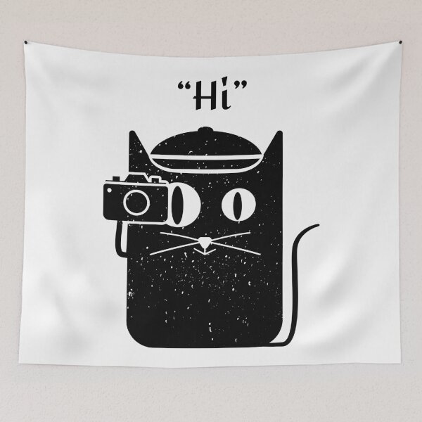 Item preview, Cute cat with camera. designed and sold by emphatic.