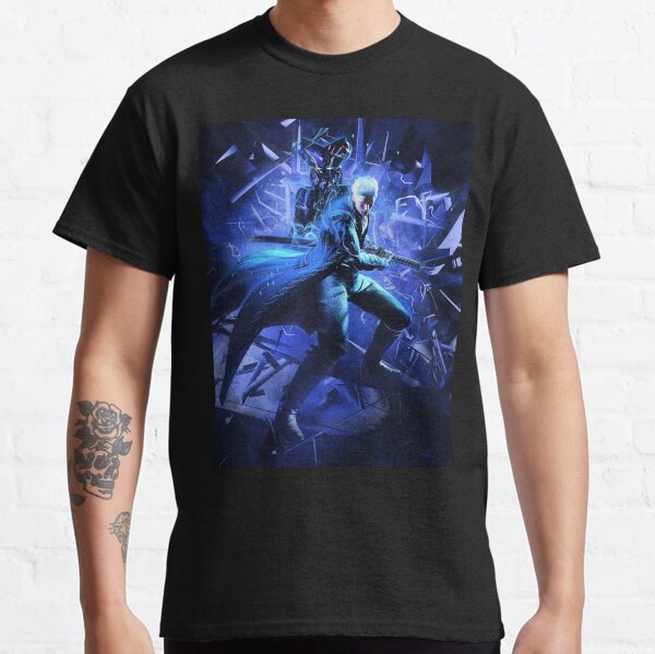 Devil May Cry 3 Vergil T Shirt By Godlikebonnie99 Redbubble - roblox devil shirt