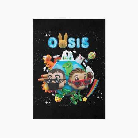 OASIS of J Balvin and Bad Bunny Art Board Print