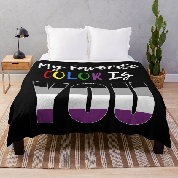 Aperçu de l'œuvre Couleur préférée - Ace / Asexuel - Chemise LGBTQ + Pride créée et vendue par LoonyMoonyProds.