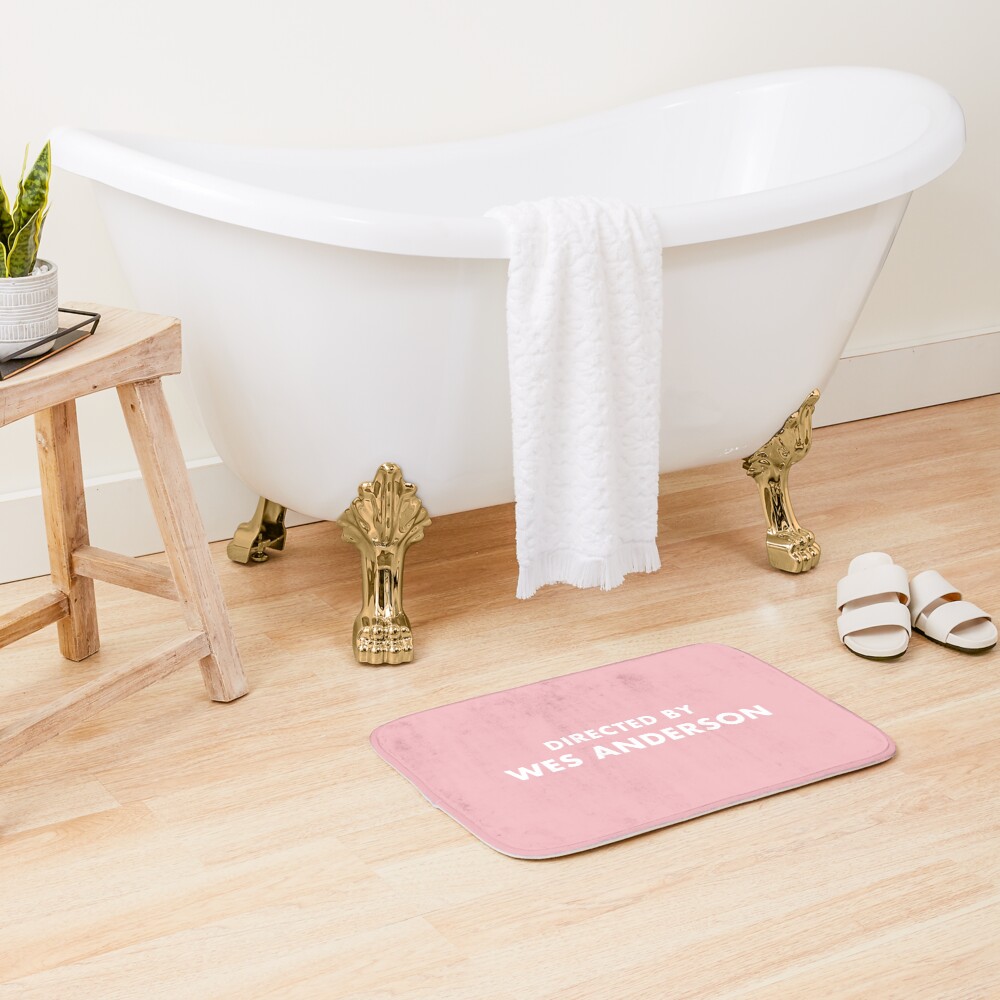 Directed by Wes Anderson Bath Mat