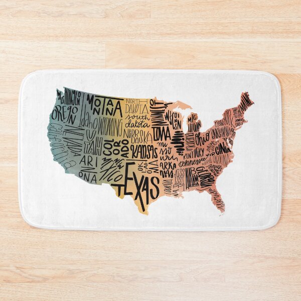 Item preview, Rainbow Lettered USA  designed and sold by Egodcounseling.