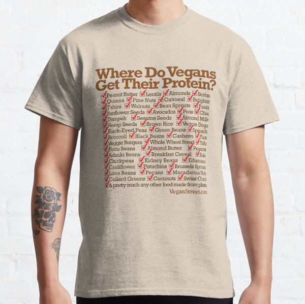 Where Do Vegans Get Their Protein? Classic T-Shirt