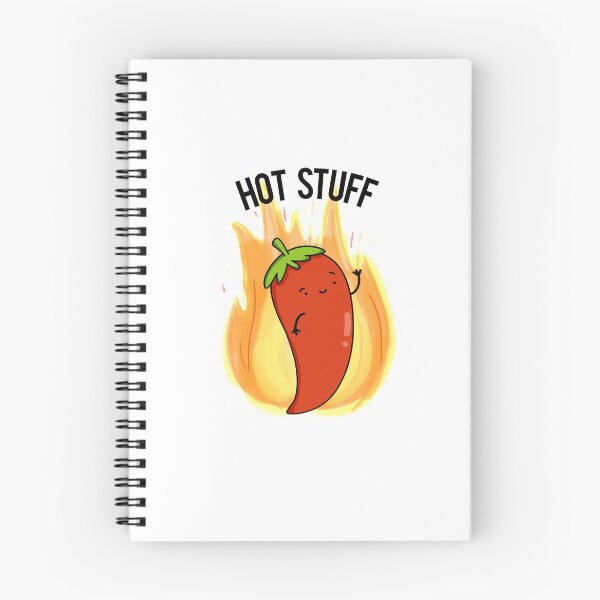 Item preview, Hot Stuff Funny Hot Chilli Pepper Puns  designed and sold by punnybone.