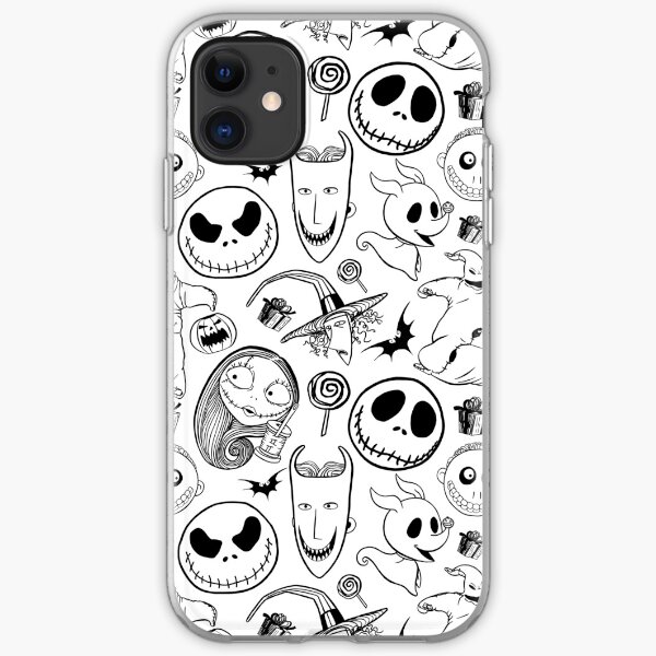 Nightmare before Christmas Pattern iPhone Soft Case